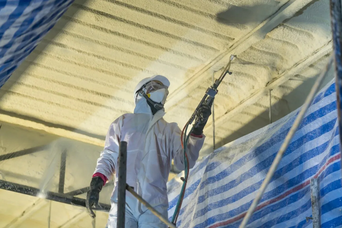 Commercial spray foam insulation service
